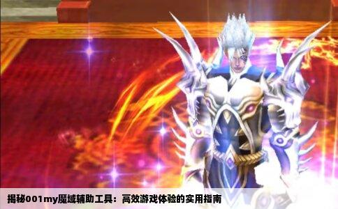 揭秘001my魔域辅助工具：高效游戏体验的实用指南